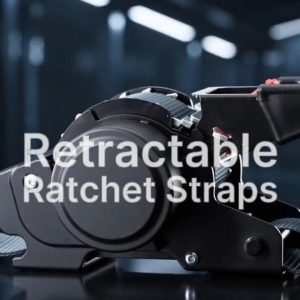 Retractable Ratchet Straps 1560LBS, Auto-Lock Tie Downs for Truck & Motorcycle | Surgewin